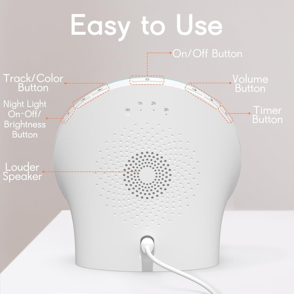 Luz Nocturna Eléctrica BrownNoise 12 Colores 10 Brillos Ajustables