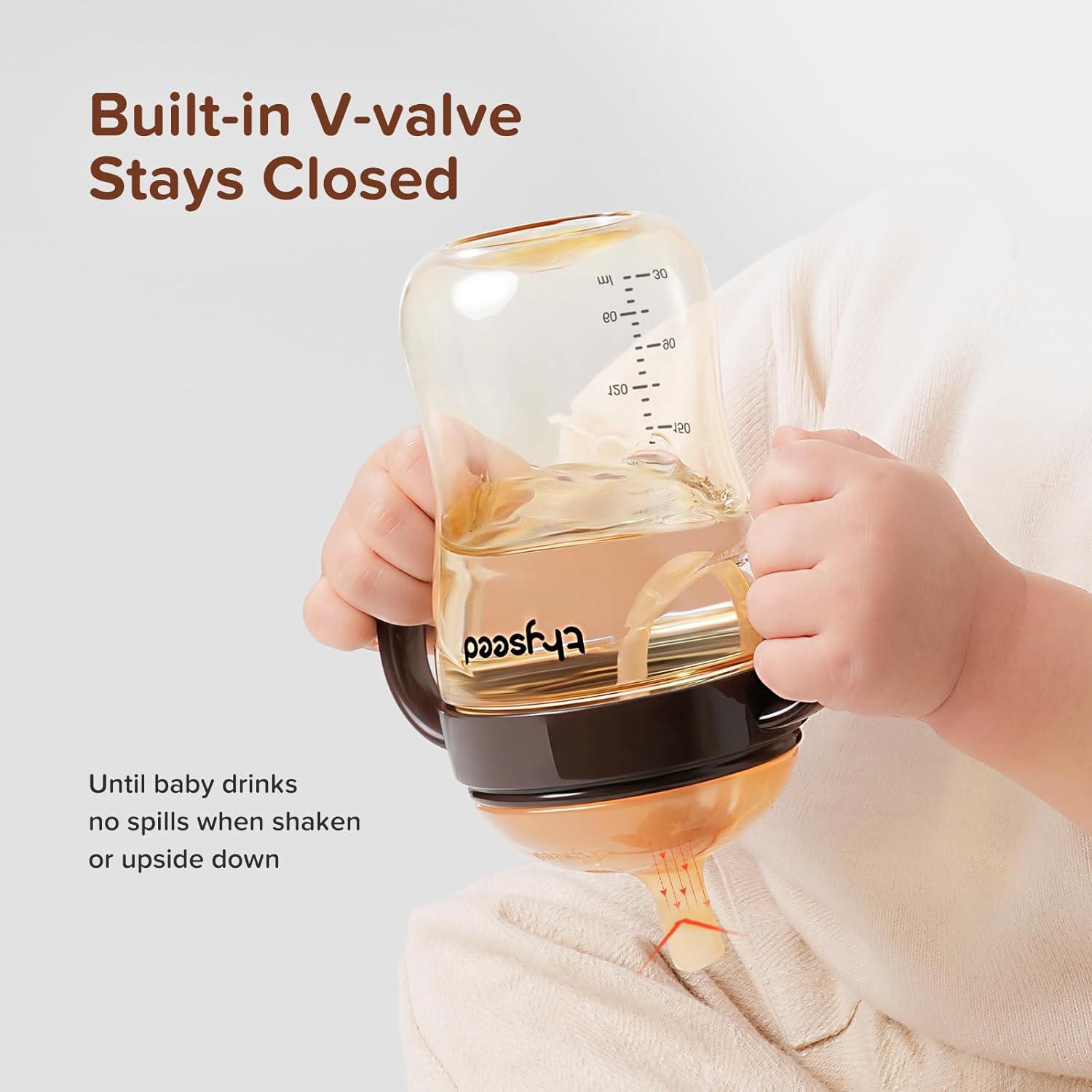 Taza con Pajilla Antiderrame Thyseed PPSU 300ml 6+ Meses