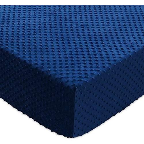 Sábana Ajustada Cuna Estándar BlueSnail Azul Oscuro 71x132 cm