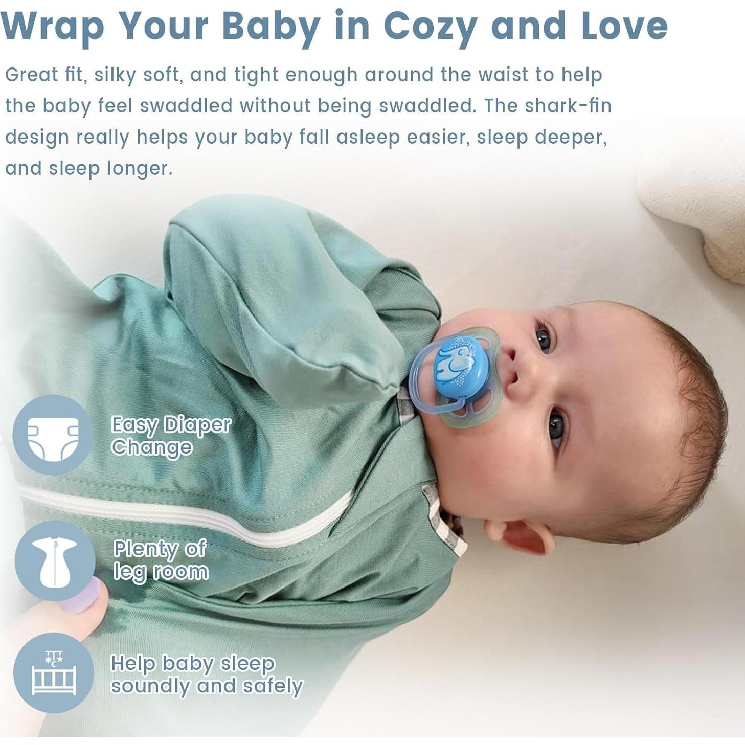 Saco de Sueño ZIGJOY Aleta de Tiburón 0.5 Tog 3-6 Meses