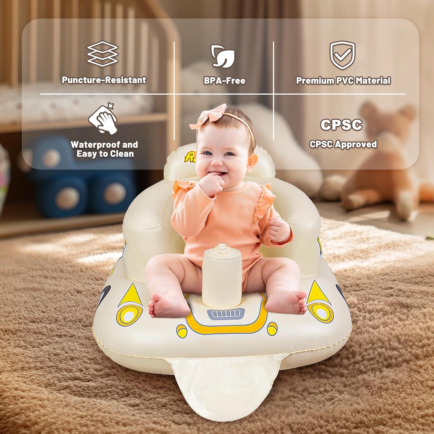 Asiento Inflable para Bebés JOSEN - Aprender a Sentarse 0.58 kg