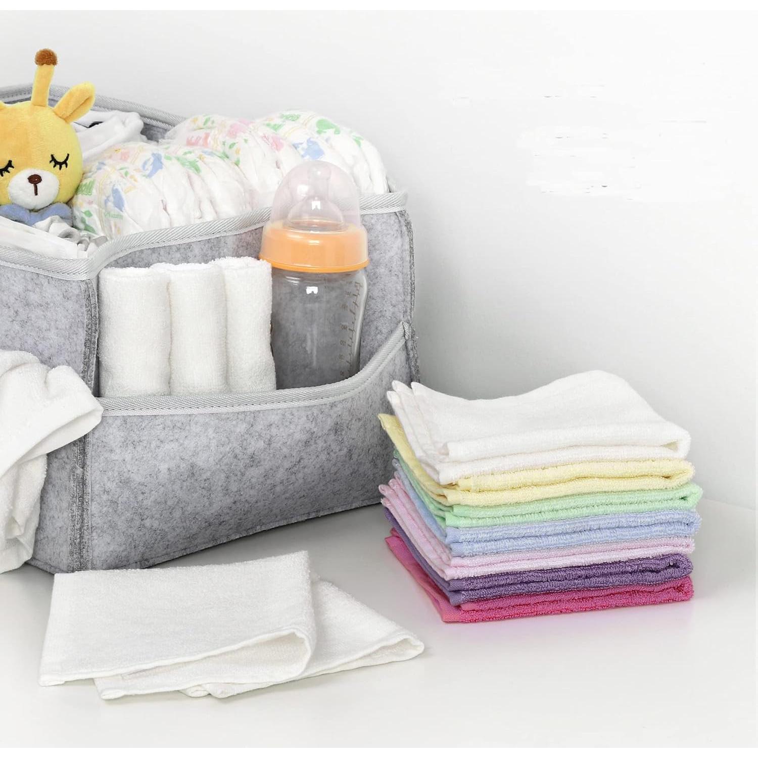 Toallitas para Bebé BESSLEE 12 Piezas 25.4cm Suaves