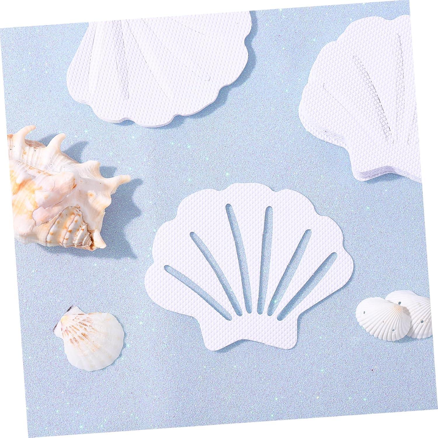 12 Pegatinas Antideslizantes para Bañera TOPBATHY Concha Marina