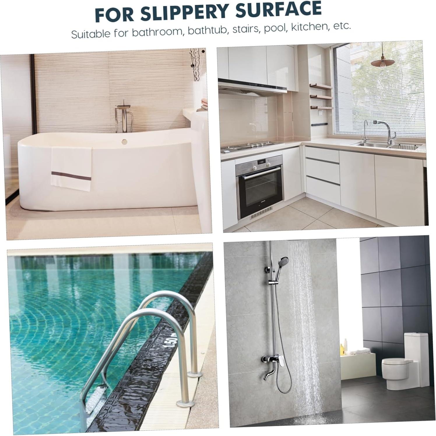 12 Pegatinas Antideslizantes para Bañera TOPBATHY Concha Marina