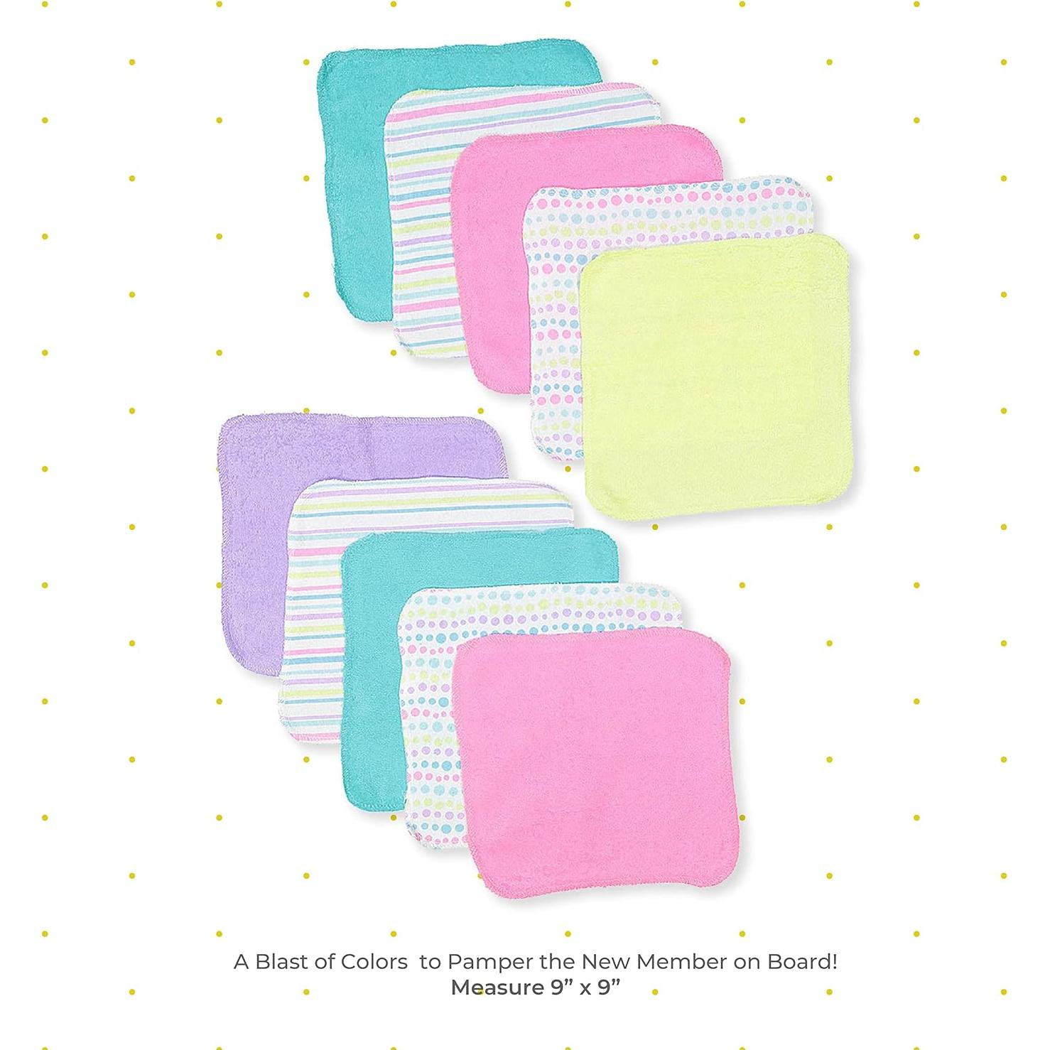 Toallitas de Lavado Spasilk para Bebés 20 Piezas Aqua