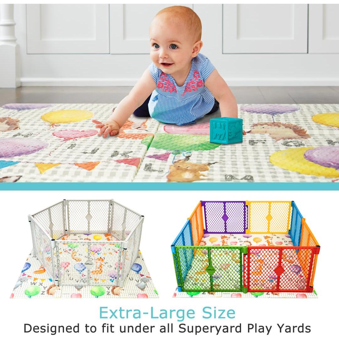 Alfombra de Juego Plegable Toddleroo ABC 180x180 cm