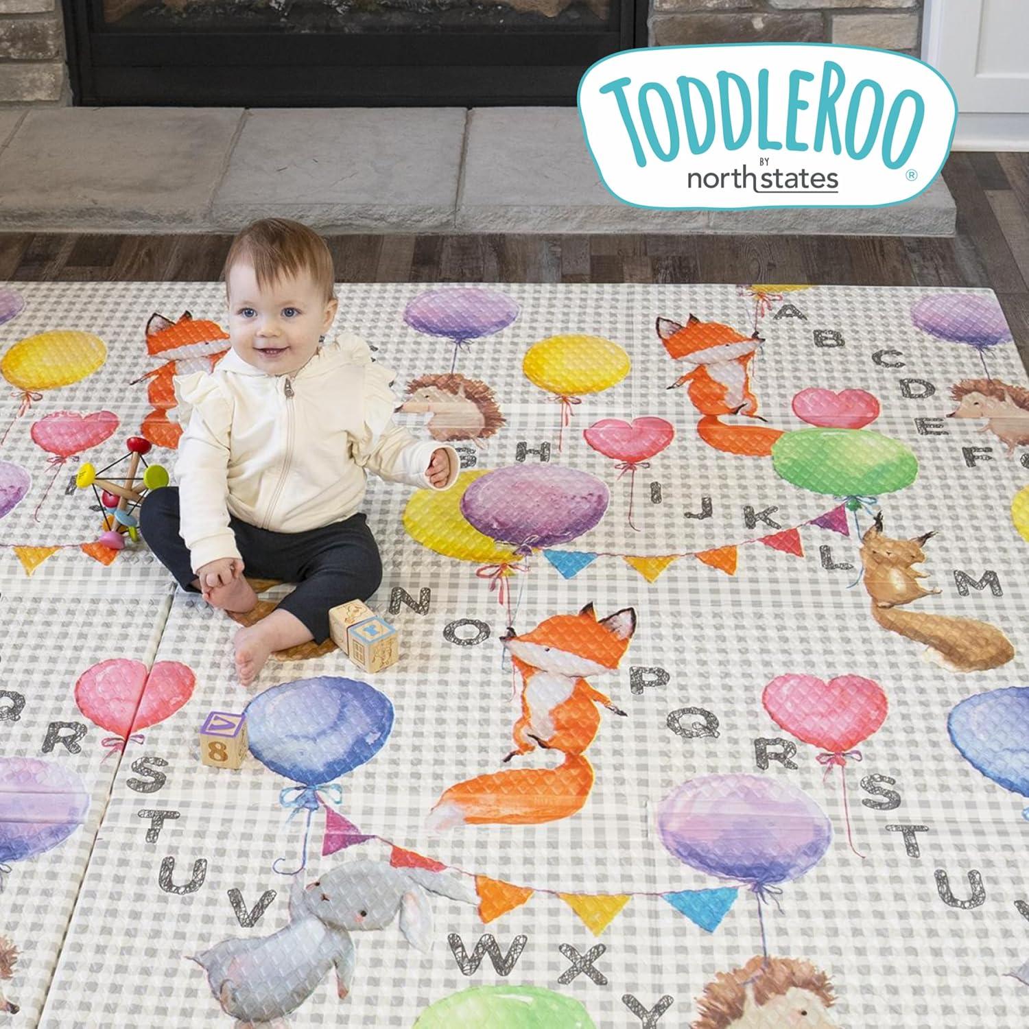 Alfombra de Juego Plegable Toddleroo ABC 180x180 cm