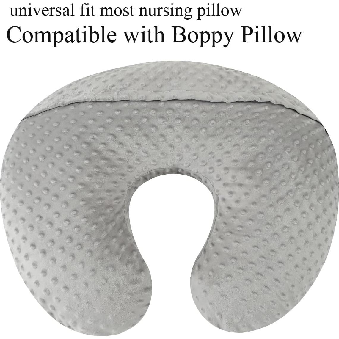 Juego de Fundas de Almohada de Lactancia Bilokonda 2 Piezas Gris Verde