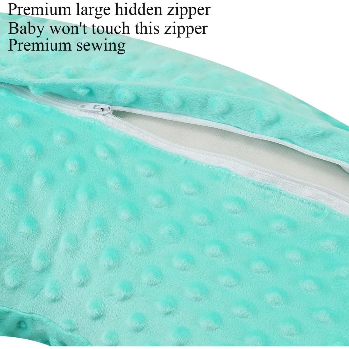 Juego de Fundas de Almohada de Lactancia Bilokonda 2 Piezas Gris Verde