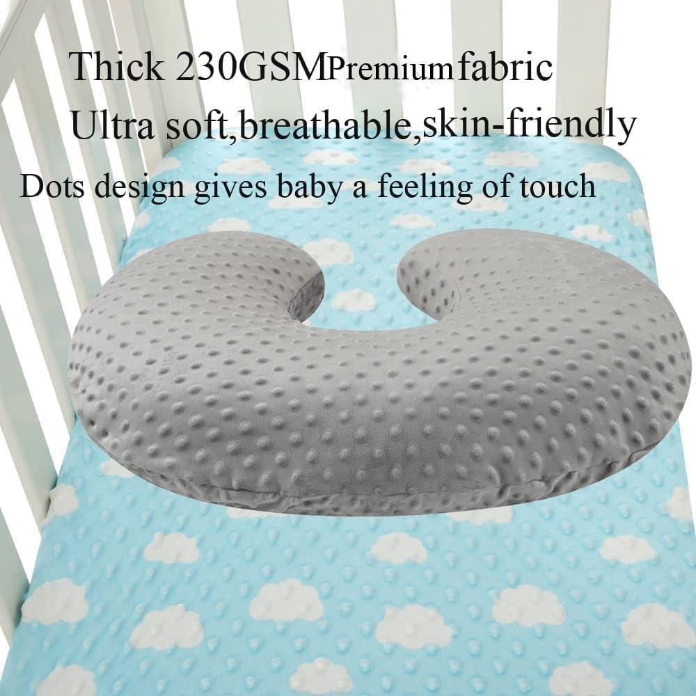 Juego de Fundas de Almohada de Lactancia Bilokonda 2 Piezas Gris Verde