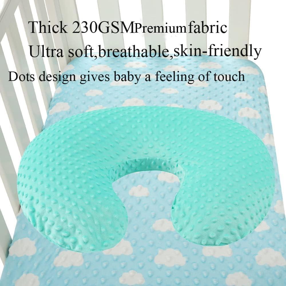 Juego de Fundas de Almohada de Lactancia Bilokonda 2 Piezas Gris Verde