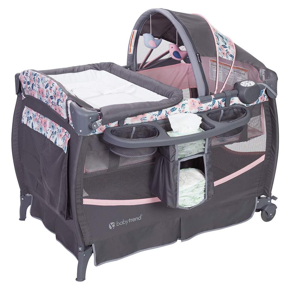 Centro de Cuidado Deluxe II Baby Trend Playard Azul