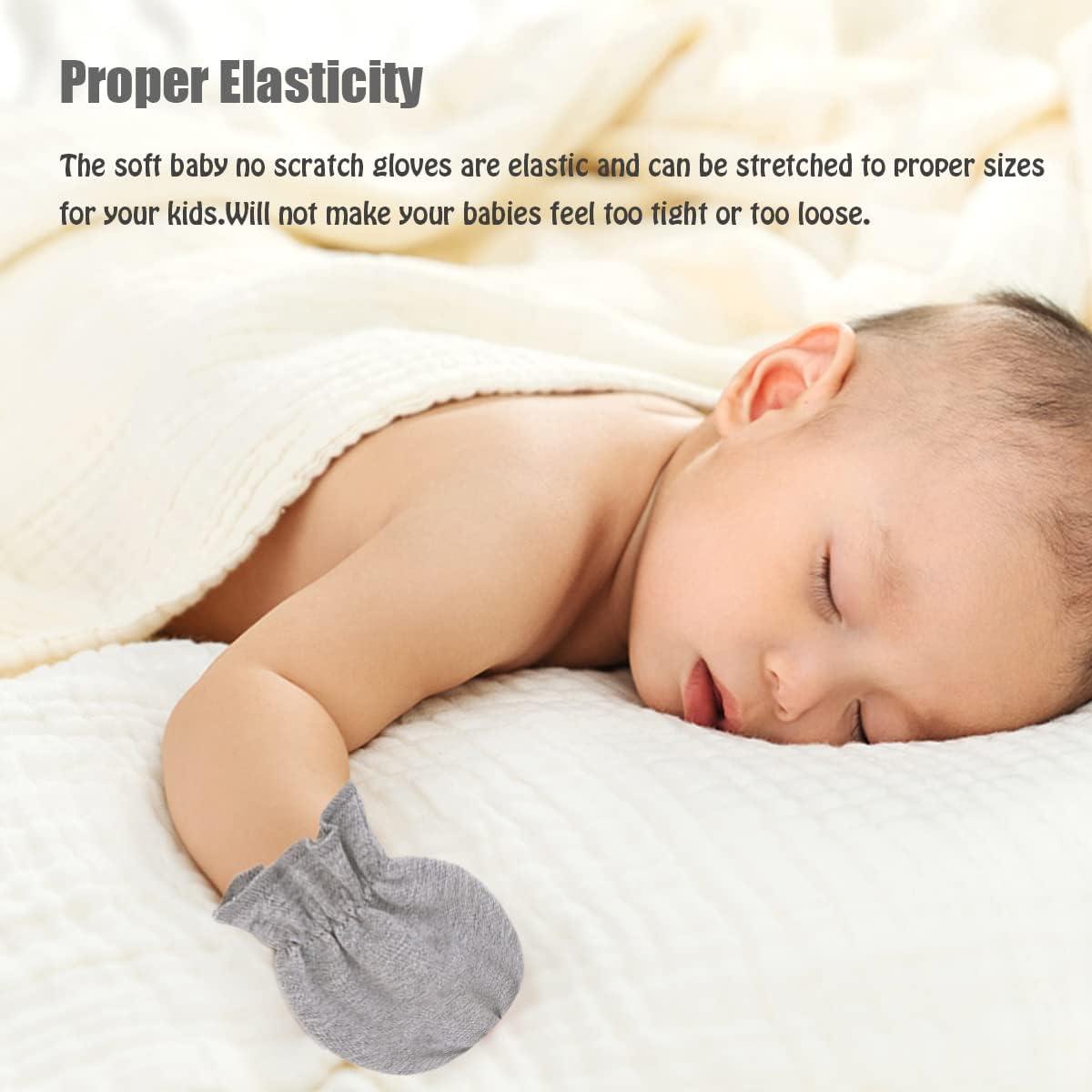 Manoplas para Bebés Recién Nacidos Unisex - Set de 6 Guantes