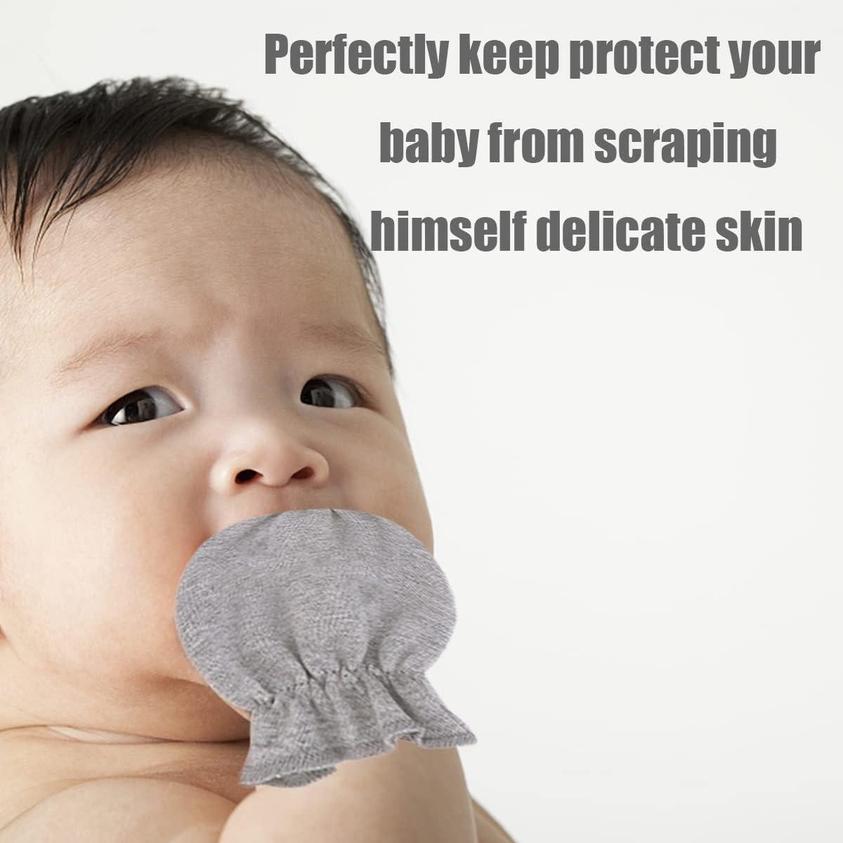 Manoplas para Bebés Recién Nacidos Unisex - Set de 6 Guantes