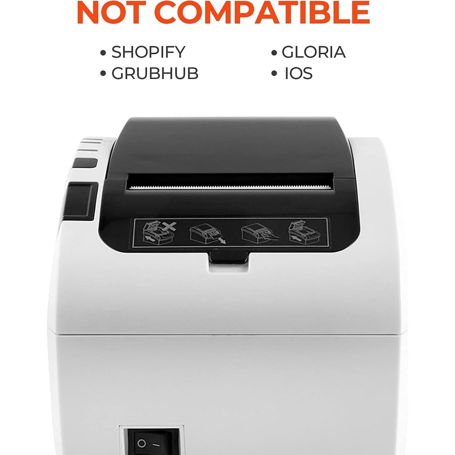 Impresora Térmica de Recibos MUNBYN ITPP047 80mm USB/Ethernet