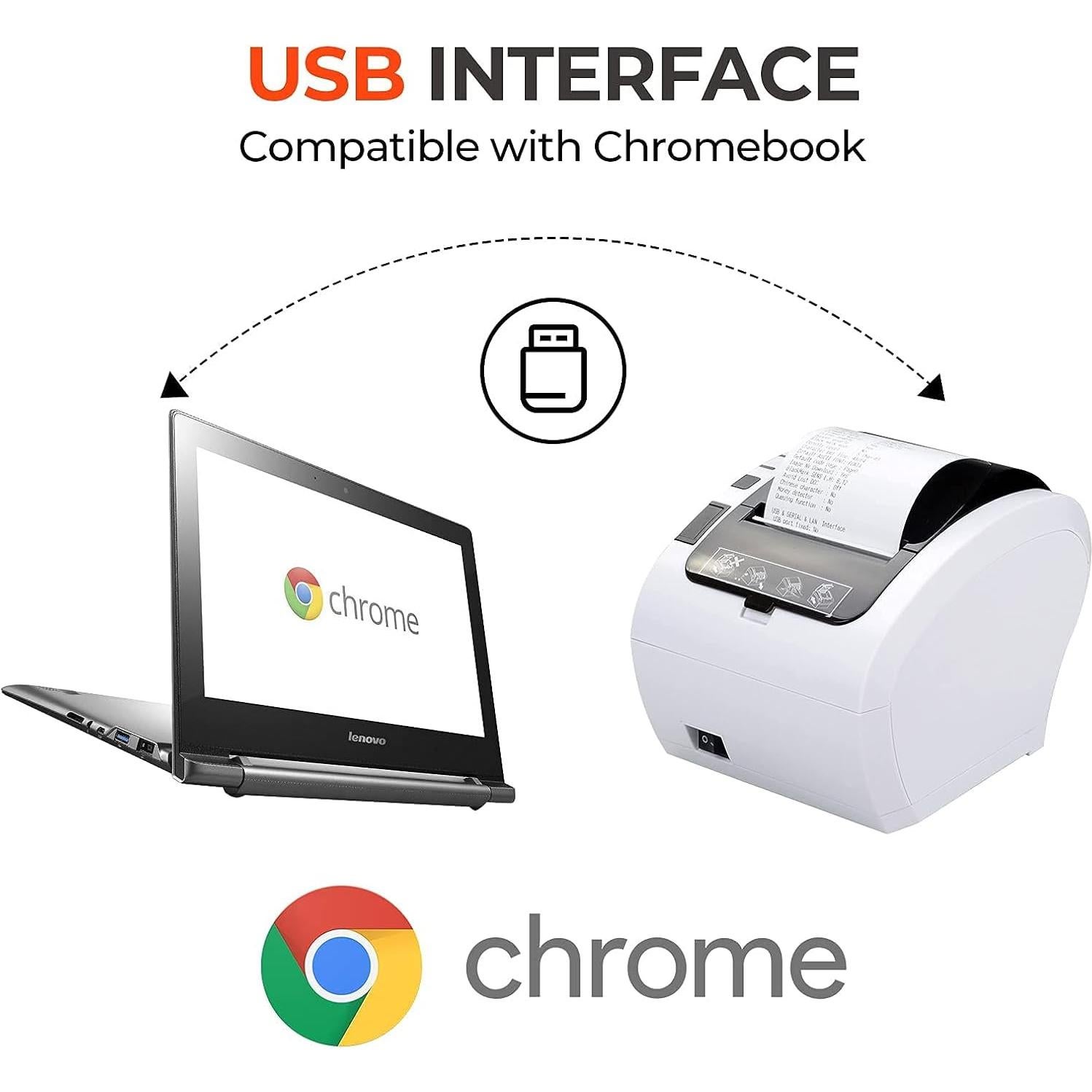 Impresora Térmica de Recibos MUNBYN ITPP047 80mm USB/Ethernet