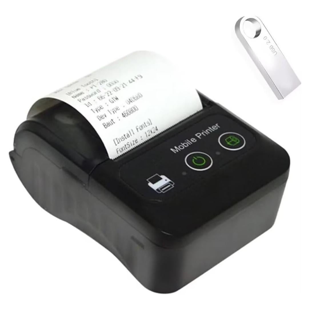 Impresora Térmica Bluetooth 58mm GZGYNADAST PT280 Portátil