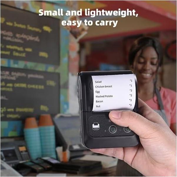 Impresora Térmica Bluetooth 58mm GZGYNADAST PT280 Portátil