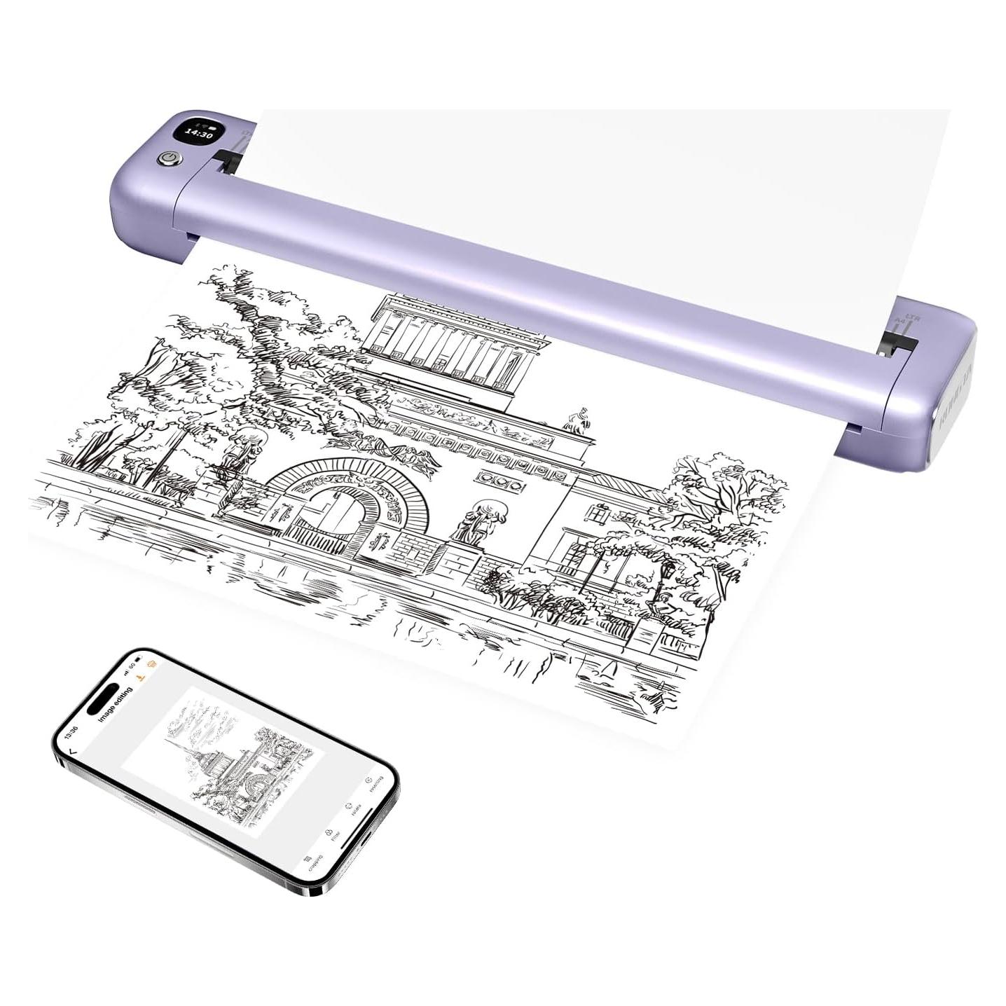 Impresora Térmica Portátil Rongta F81 Bluetooth WiFi 203dpi