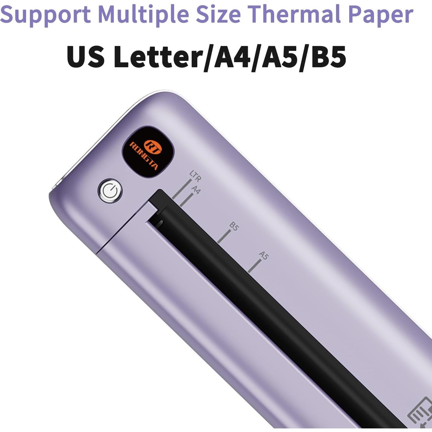 Impresora Térmica Portátil Rongta F81 Bluetooth WiFi 203dpi