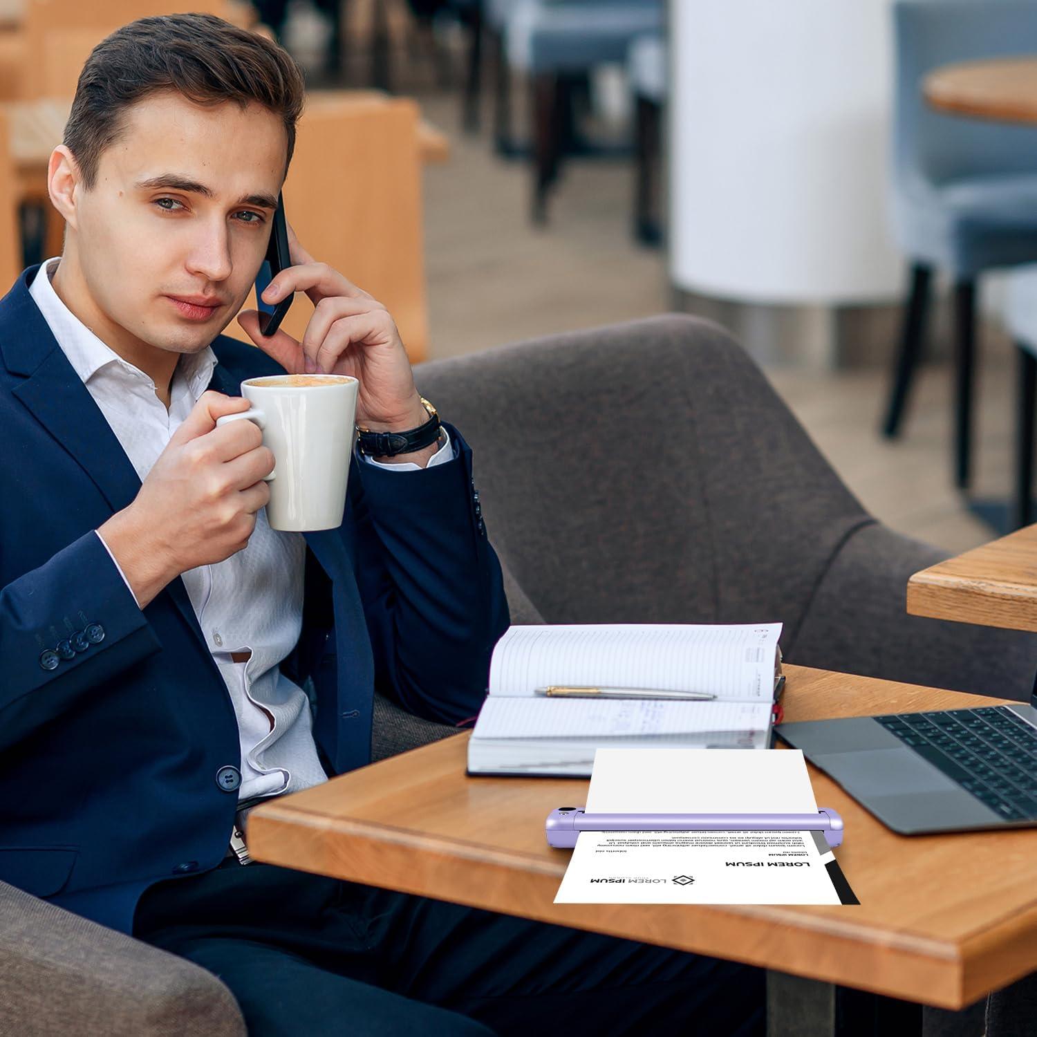 Impresora Térmica Portátil Rongta F81 Bluetooth WiFi 203dpi