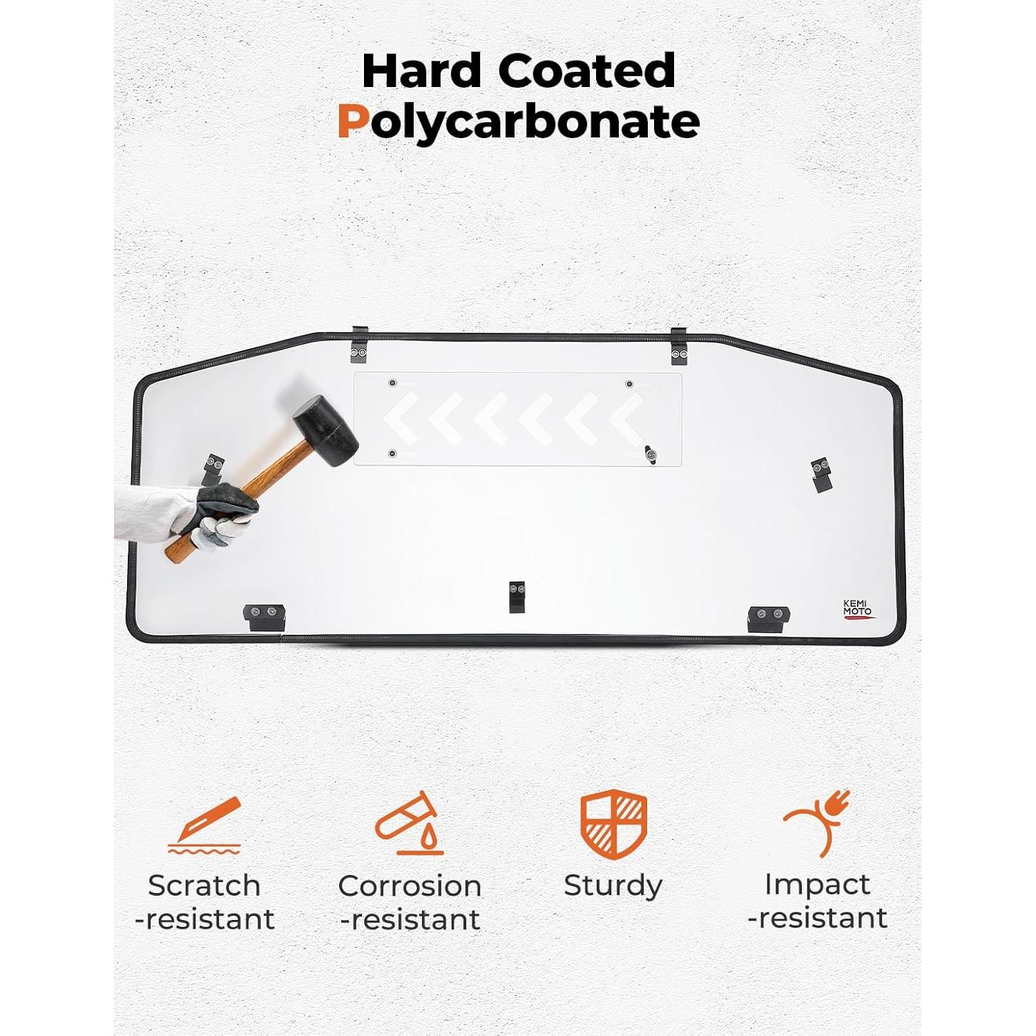 Parabrisas Trasero KEMIMOTO para Can Am Defender 2024