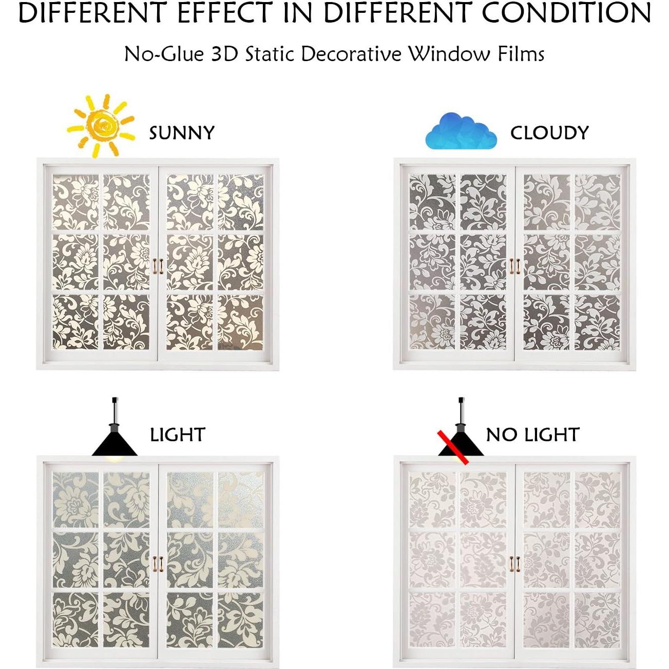 Película de Privacidad para Ventanas CottonColors 89x398 cm