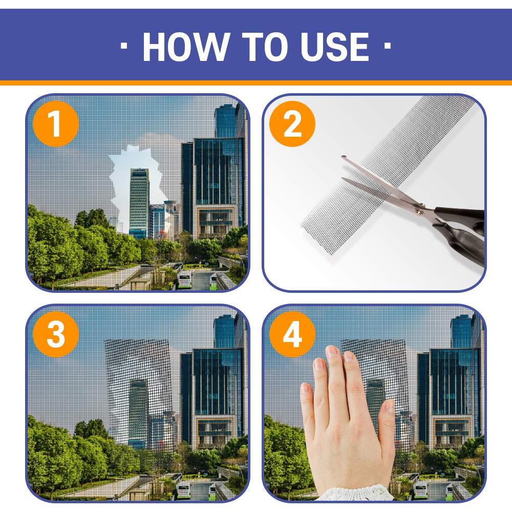 Cinta de Reparación de Pantallas HA SHI 5.08 cm x 1.98 m Negra