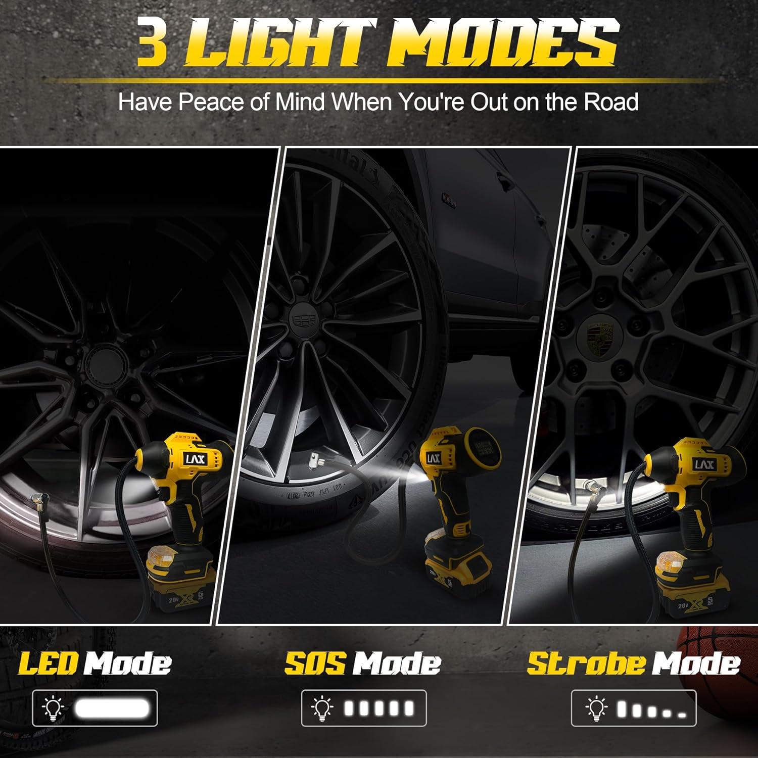 Compresor de Aire Portátil L1NXIXI DW-001 160PSI para DeWalt