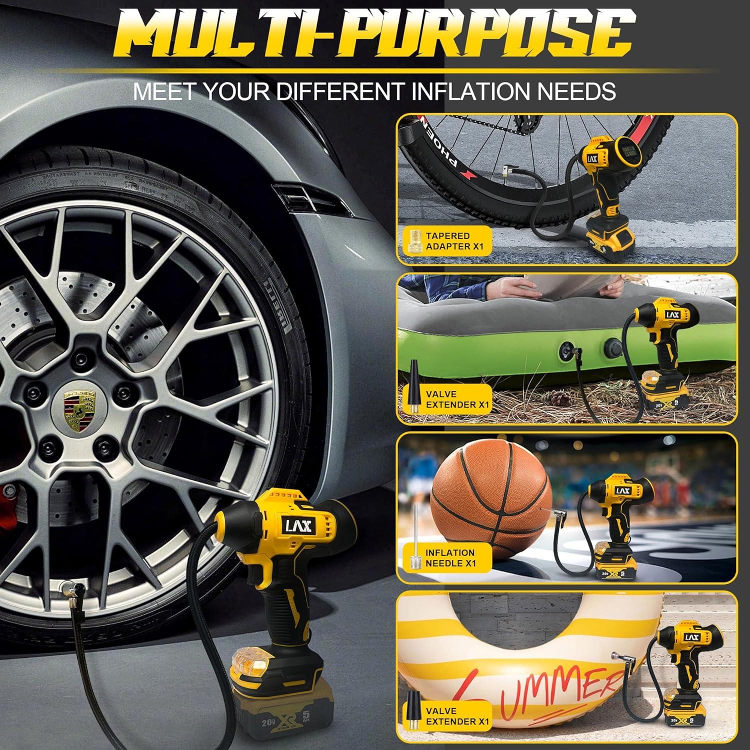 Compresor de Aire Portátil L1NXIXI DW-001 160PSI para DeWalt