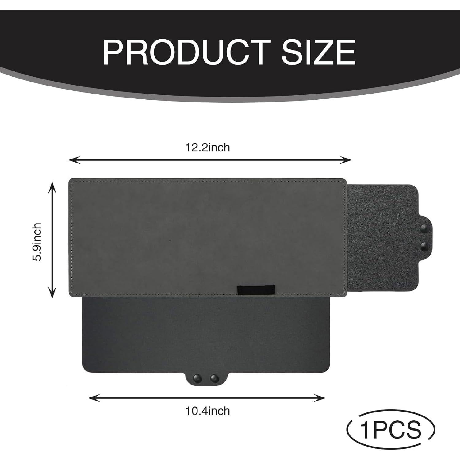 Extensor de Visera Solar Retráctil Sephile 1 PC Negro 30.99x14.99 cm