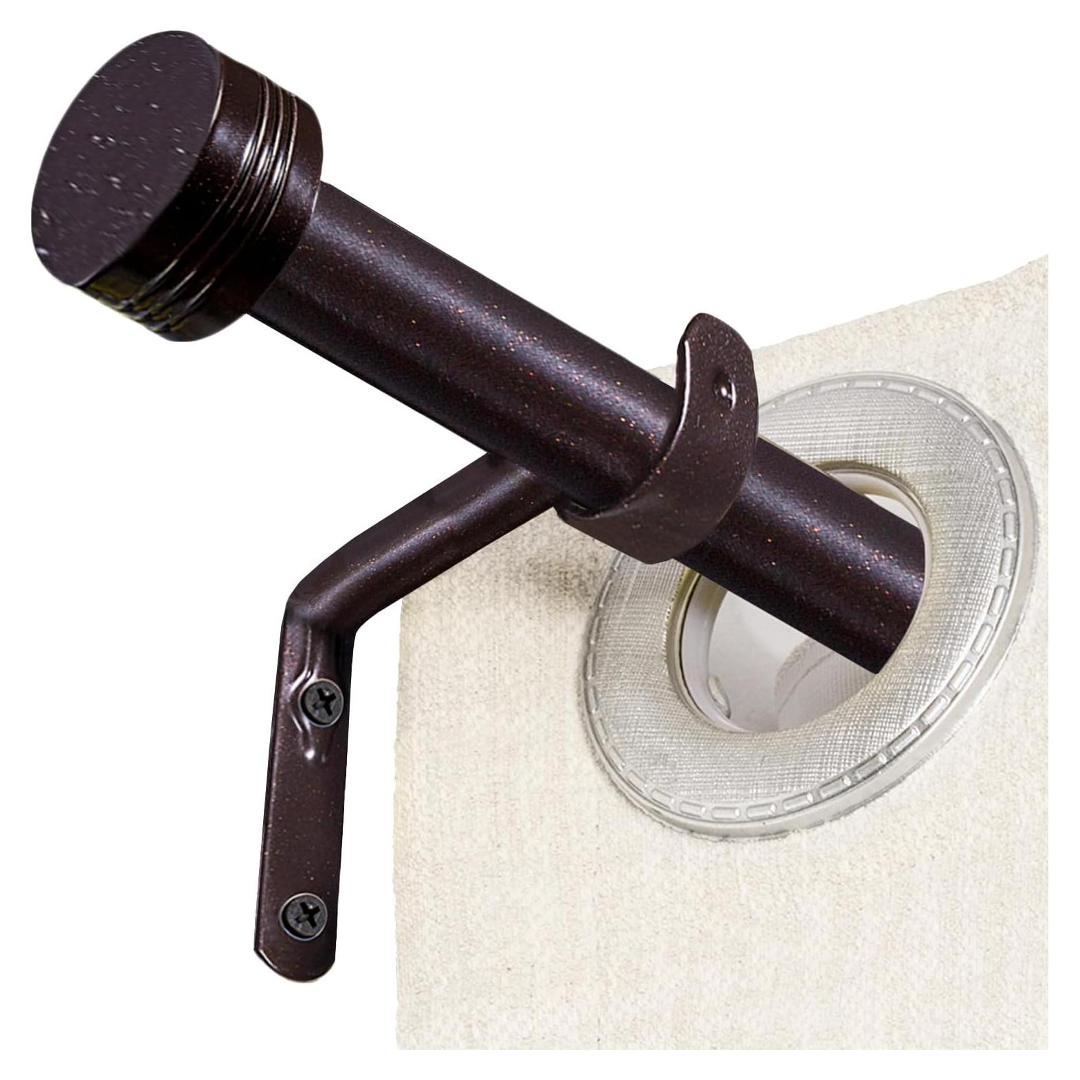 Barra de Cortina Ajustable WORLD RODS 45-114 cm Bronce Antiguo