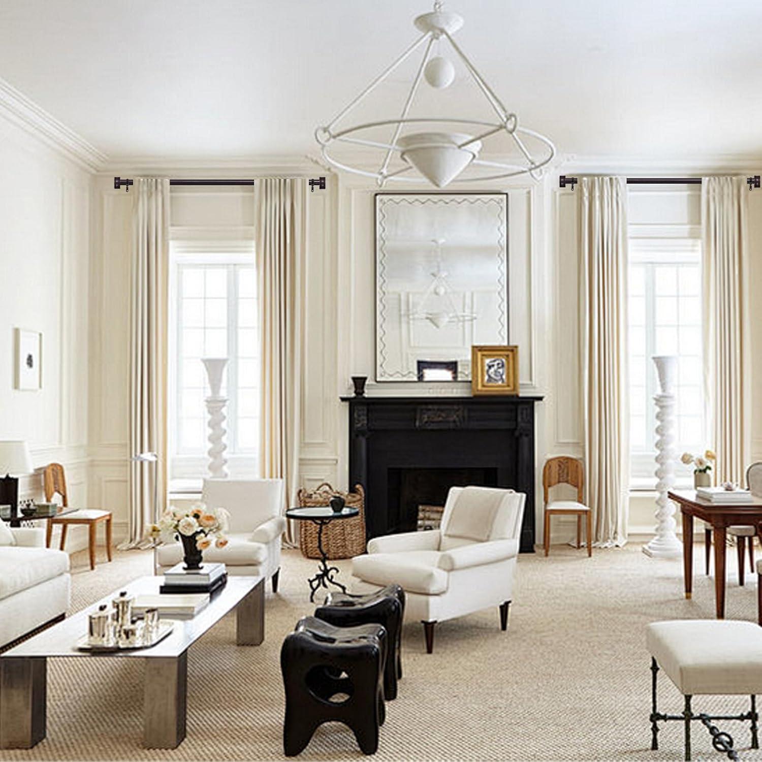 Barra de Cortina Ajustable WORLD RODS 45-114 cm Bronce Antiguo