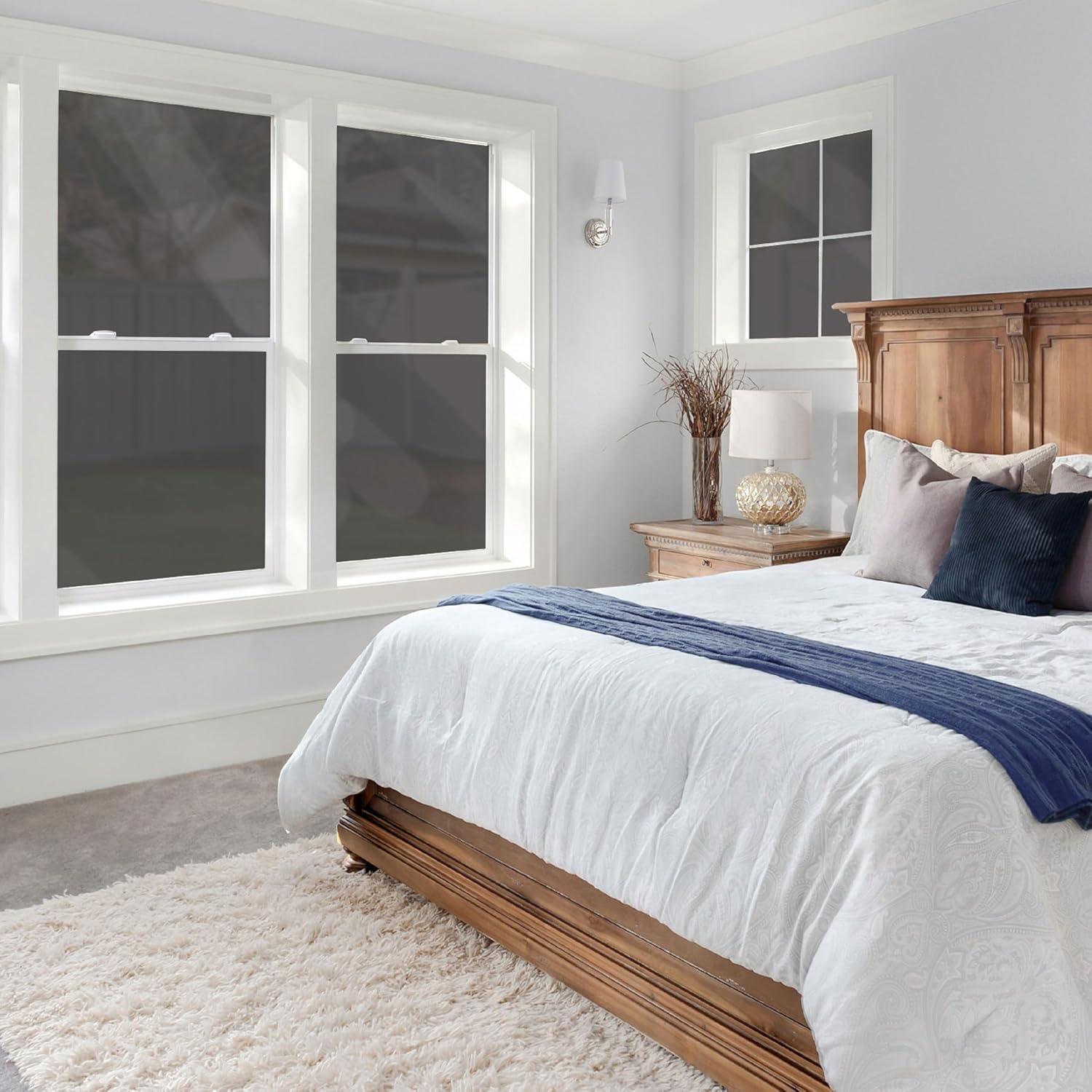 Película de Ventana Gila Privacy Negra 91x198cm Adhesión Estática