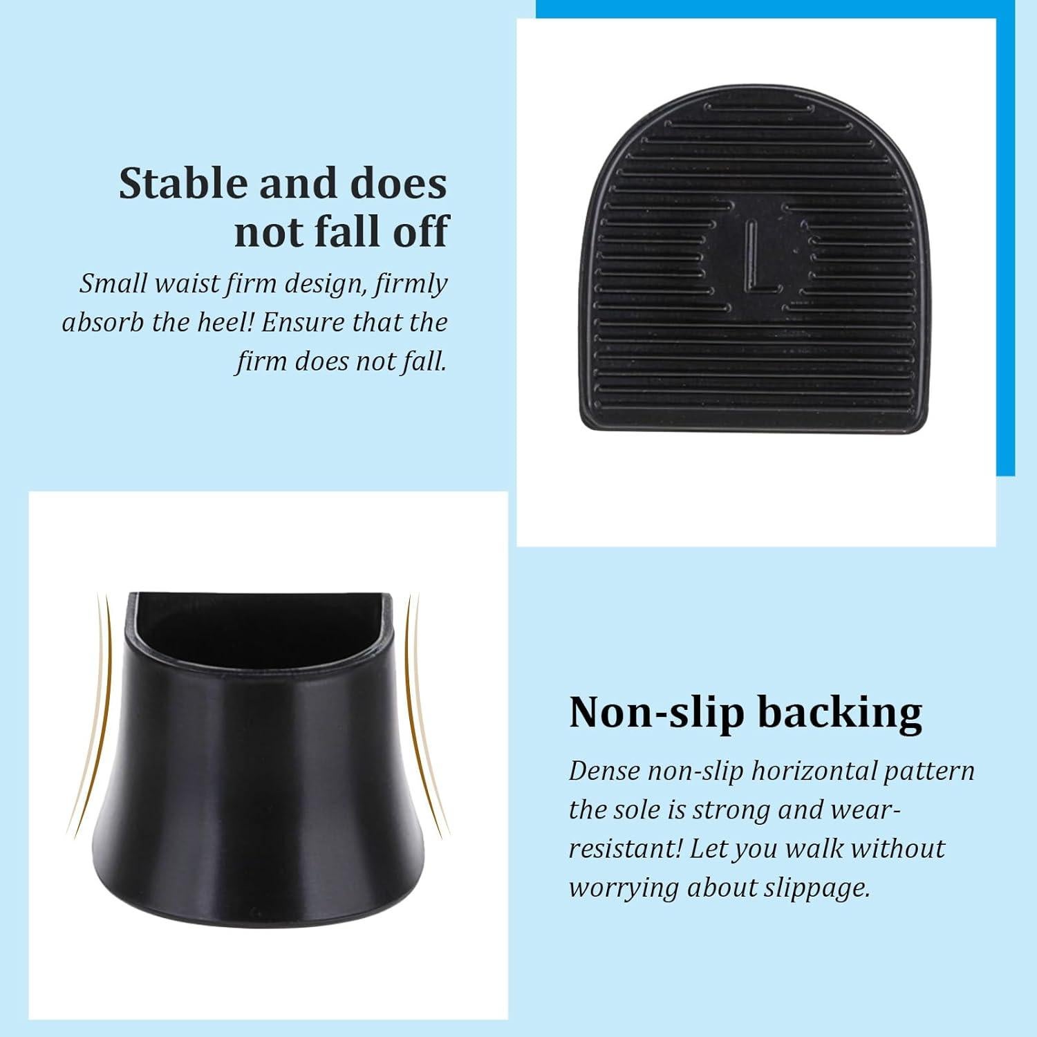 10 Pares de Protectores de Tacón Alto Josojoou - Antideslizantes