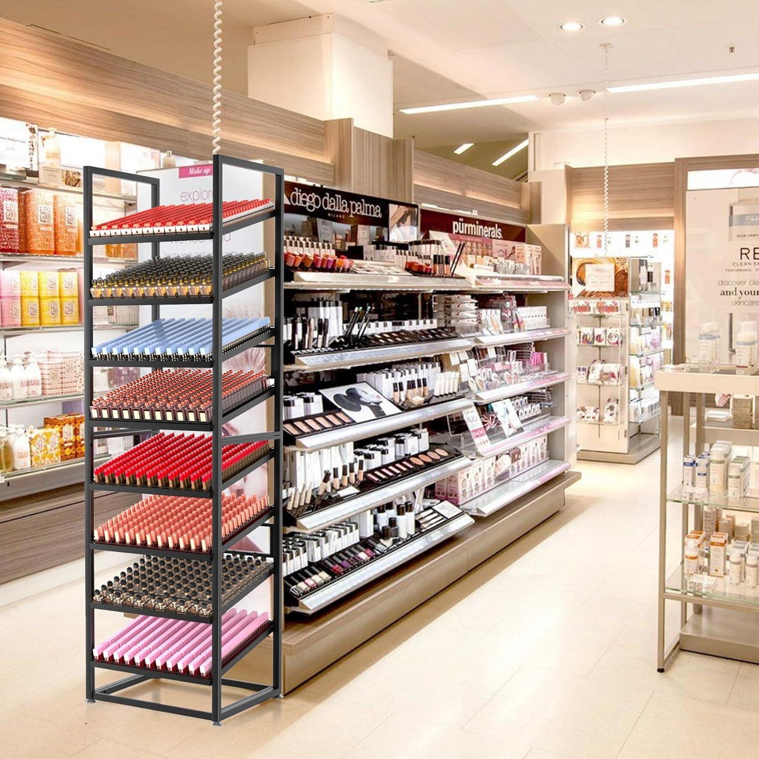 Soporte Organizador de Esmaltes de Uñas Lhysn 8 Niveles Metal