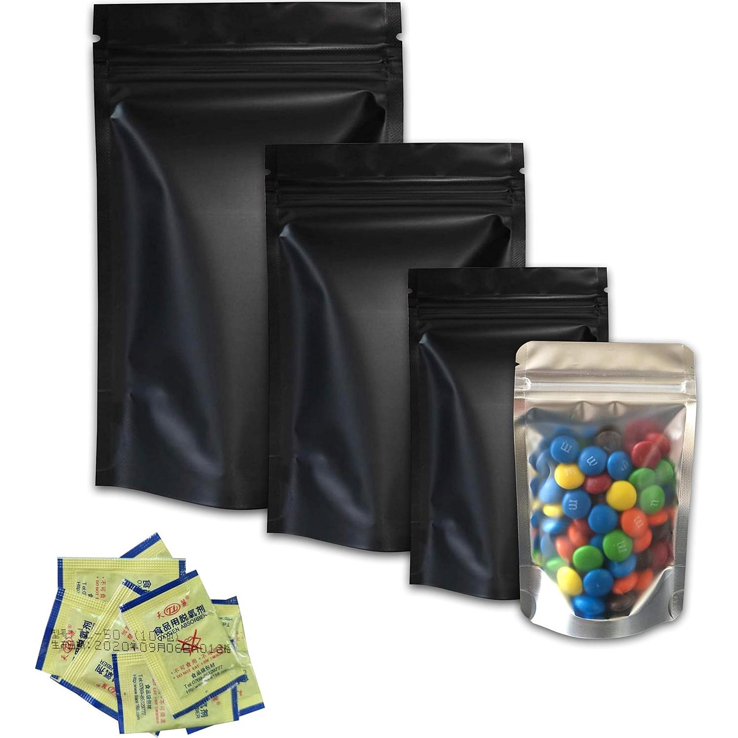 Bolsas Mylar Reutilizables AAS 150 Piezas 19L a Prueba de Olor