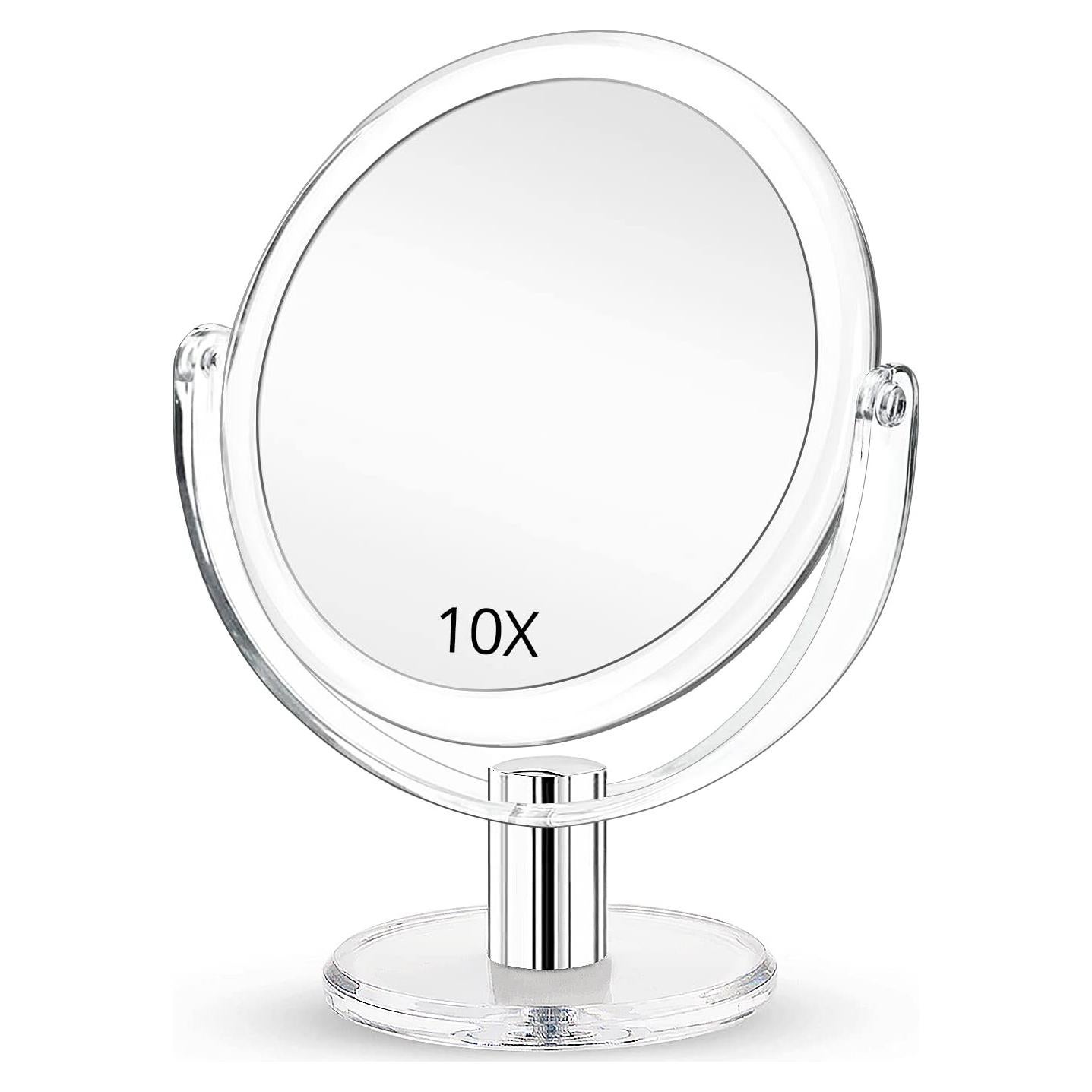 Espejo de Maquillaje Aumentado Fabuday 7" Doble Cara 1X 10X