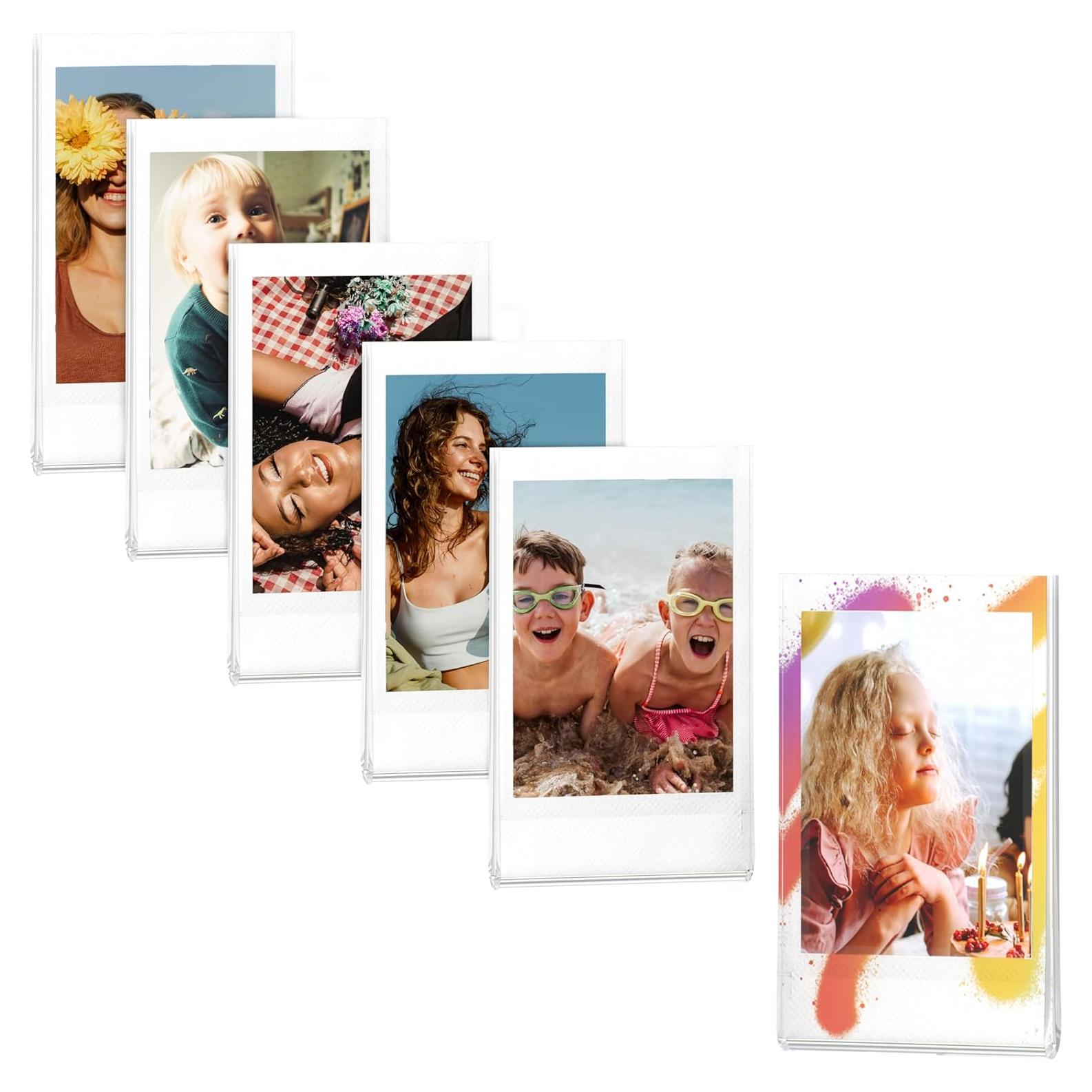 Marcos Magnéticos WINKINE para Fotos 2x3" Acrílico 6 Pcs