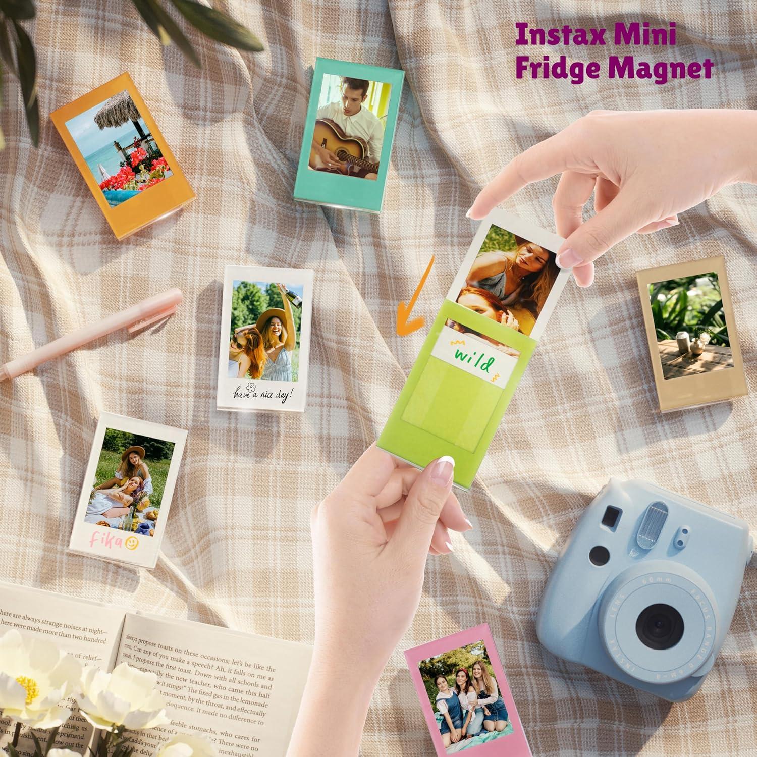 Marcos Magnéticos WINKINE para Fotos 2x3" Acrílico 6 Pcs