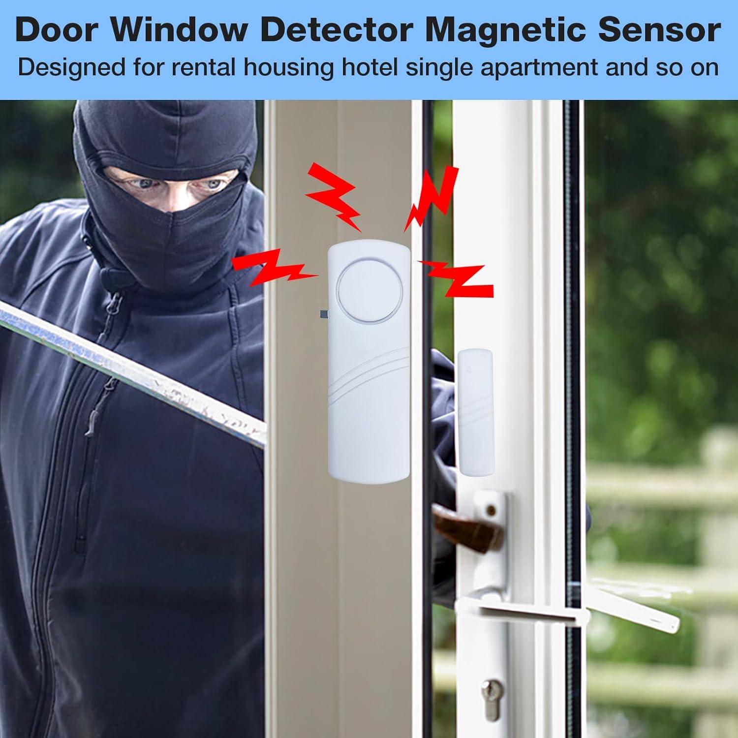 Alarma Inalámbrica de Puerta y Ventana FUNOJOY 90dB - Paquete de 20