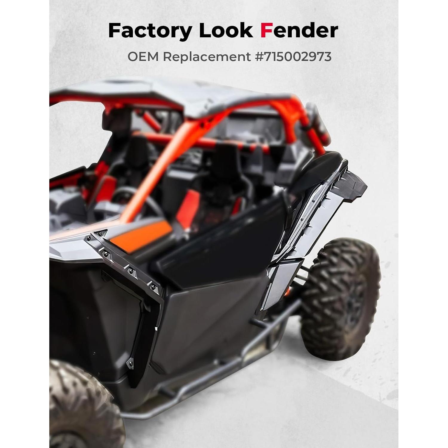 Extensiones de Guardabarros KEMIMOTO para Can-Am X3 2017-2025