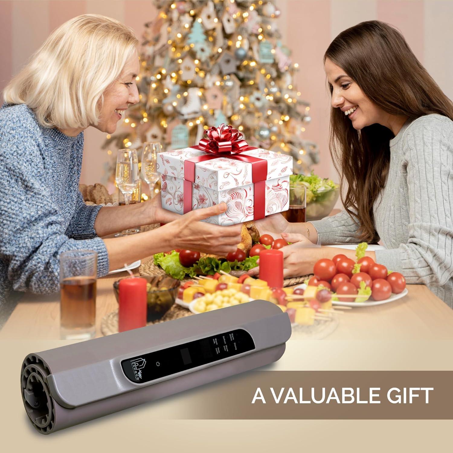 Alfombrilla Calentadora de Comida EXHOCO 250W Silicona Gris