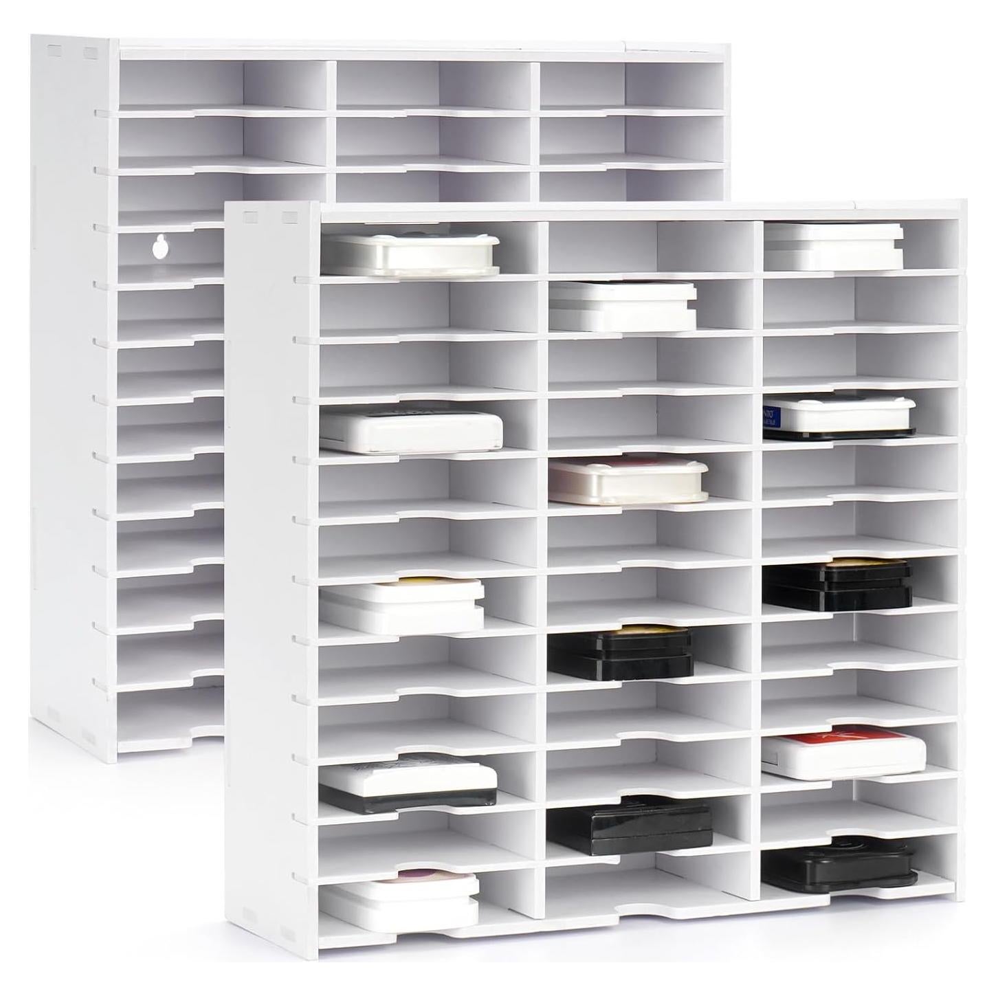 Estante de 2 piezas Krafetto para almohadillas de tinta 36 rejillas