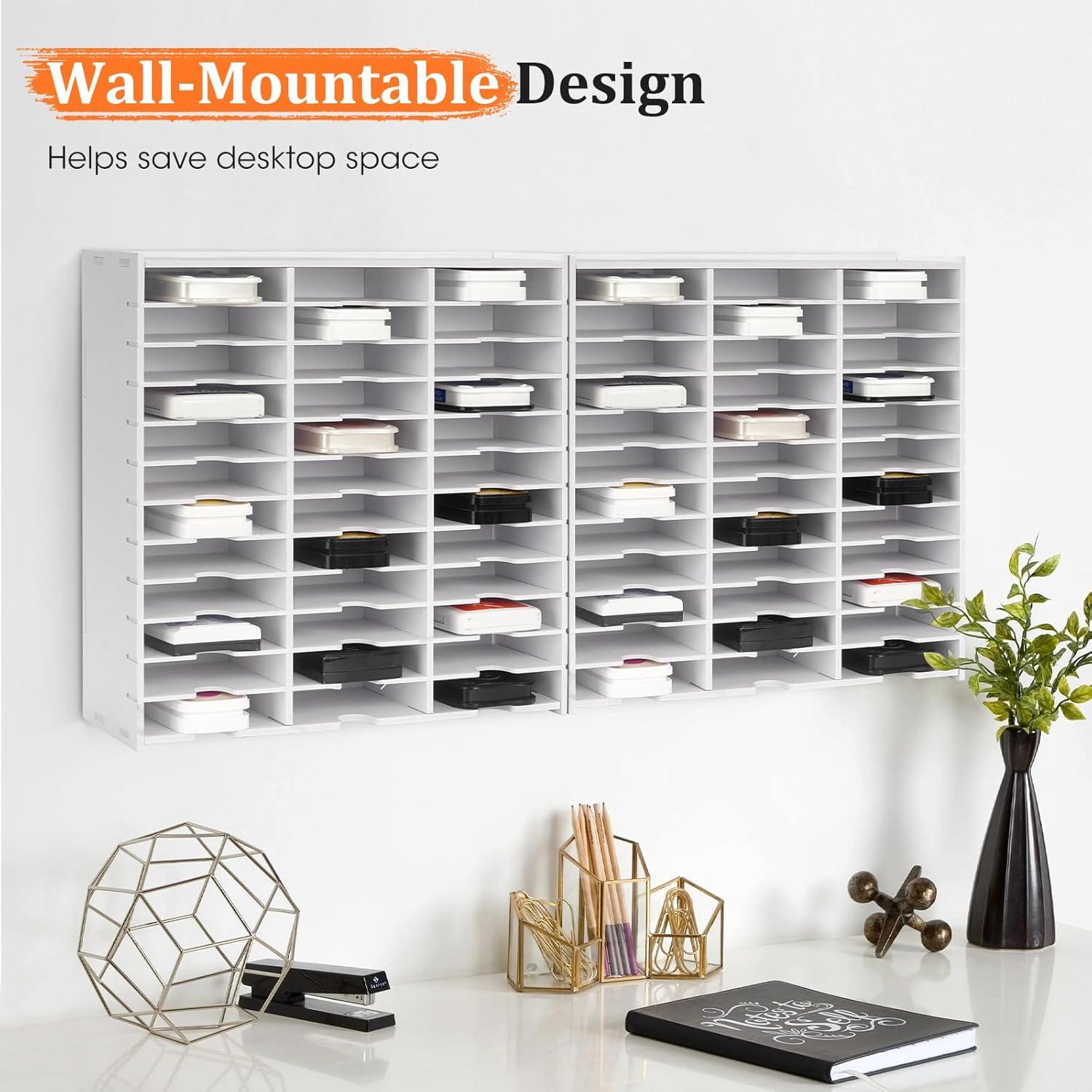 Estante de 2 piezas Krafetto para almohadillas de tinta 36 rejillas