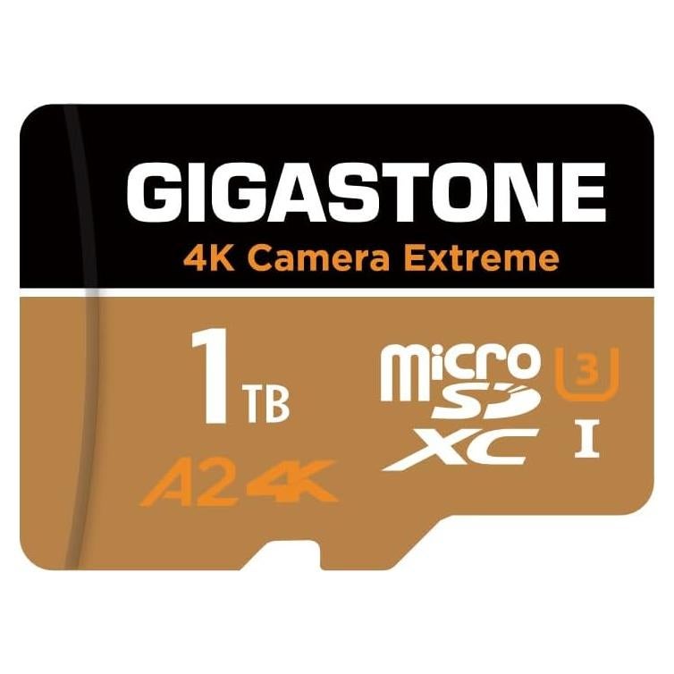 Tarjeta Micro SD Gigastone 1TB UHS-I U3 A2 4K C10 R/W 160/130 MB/s