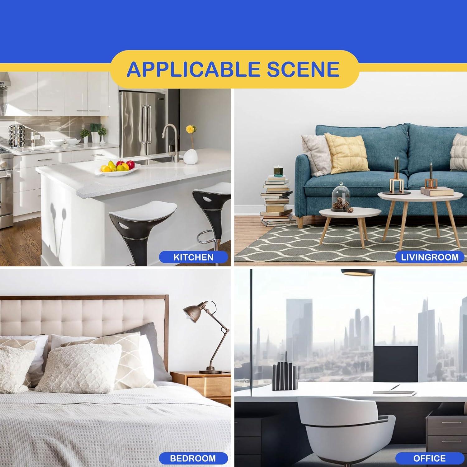 Filtro de Reemplazo HEPA Roninby HD-40 para Purificador HoMedics AP-T45 AP-T40FL - 2 Paquete