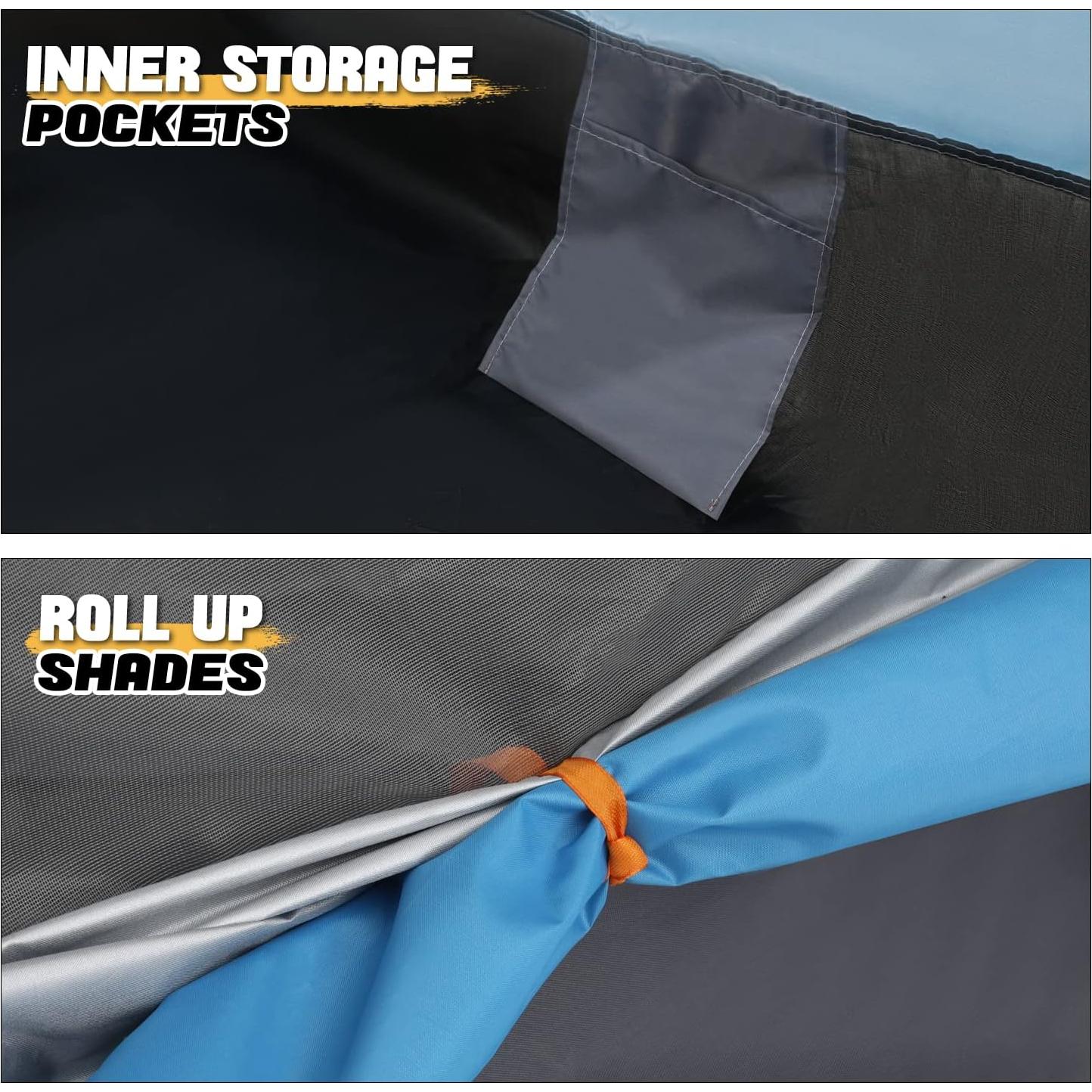 Carpa Domo Ultraligera MoNiBloom A40-TT-004-BL para 4 Personas