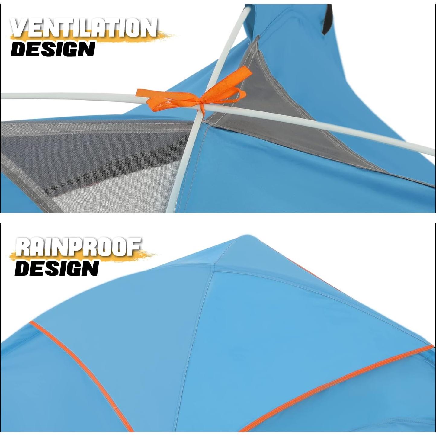 Carpa Domo Ultraligera MoNiBloom A40-TT-004-BL para 4 Personas