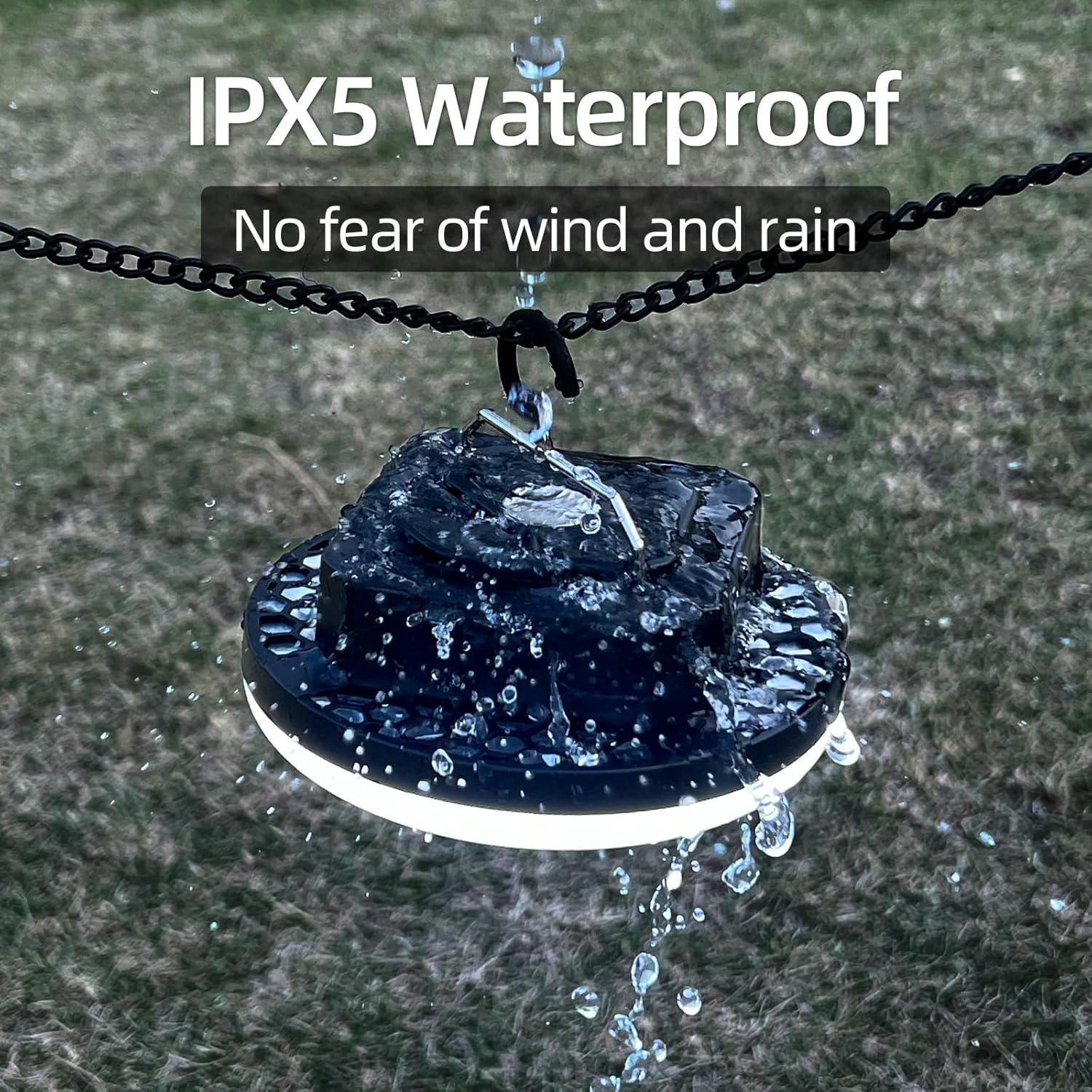 Luz colgante LED recargable Amkulop F03 30W para camping